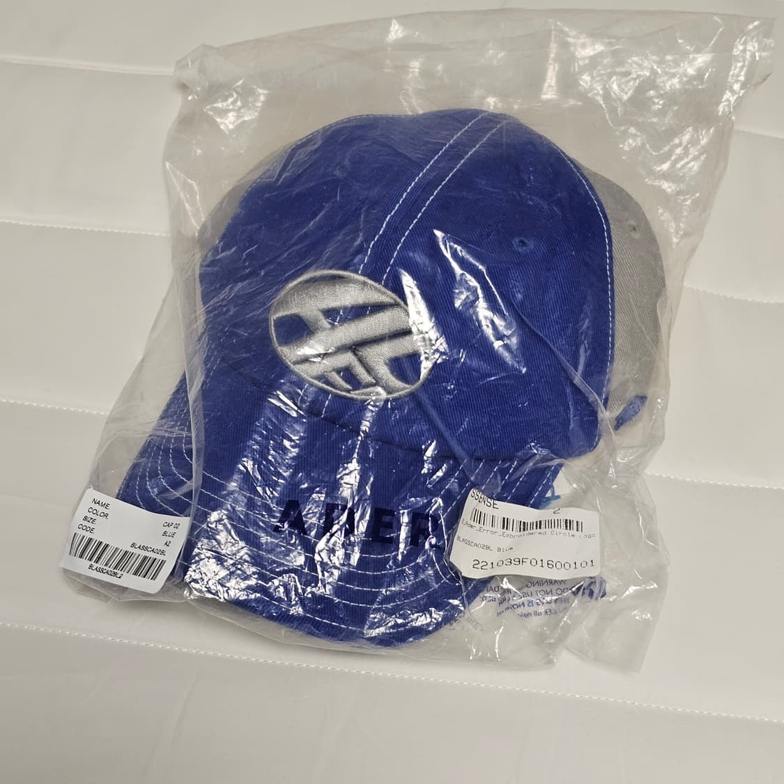 A2 새제품) 아더에러 디스토트 캡 블루 볼캡 모자 남자 여자 공용 상품이미지3