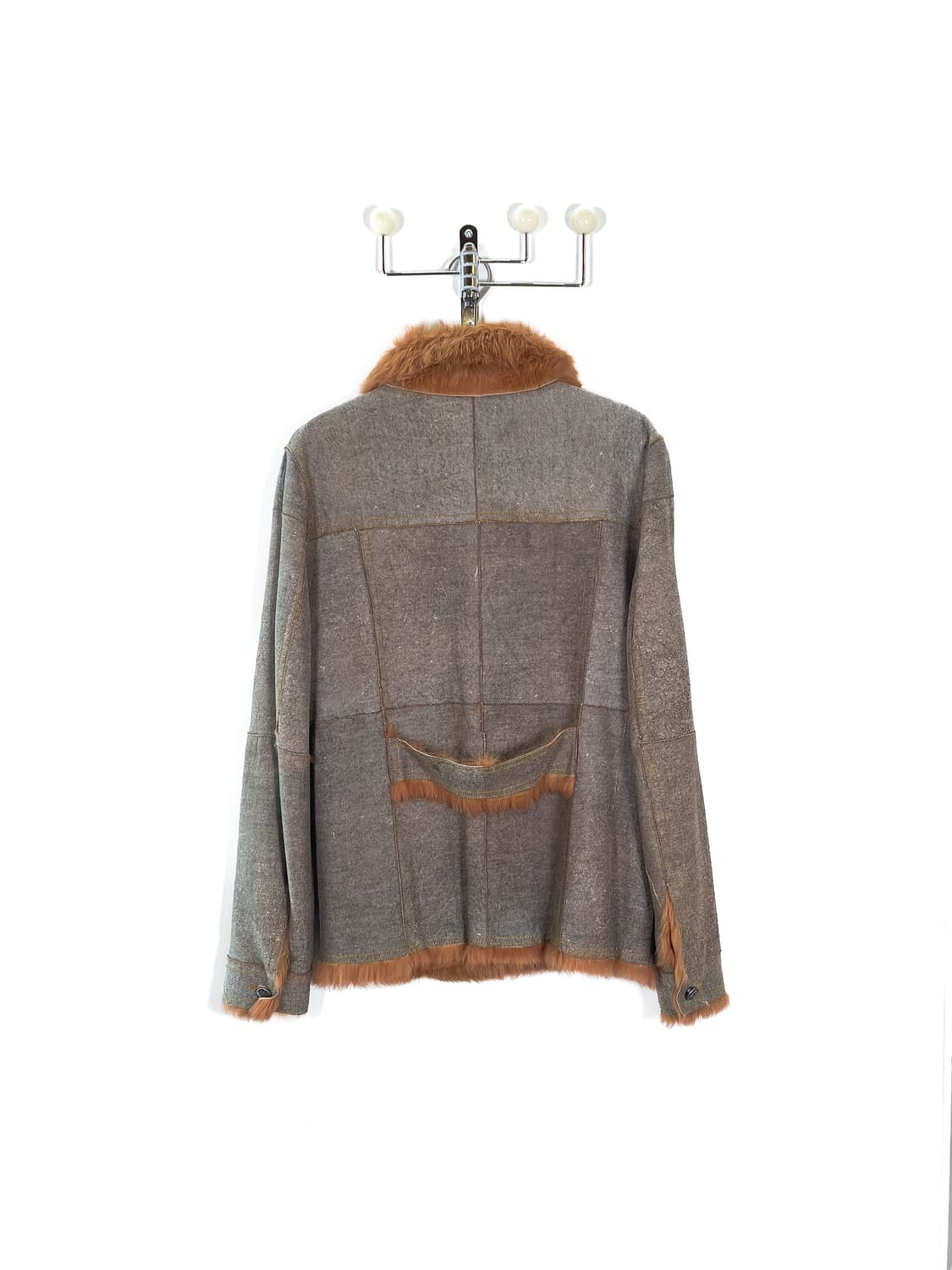 빈티지 토끼털 래빗퍼 자켓 상품이미지5