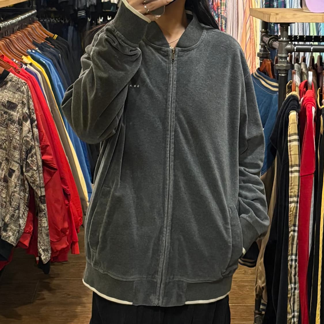 [HI] VTG 벨벳져지 그레이 상품이미지2