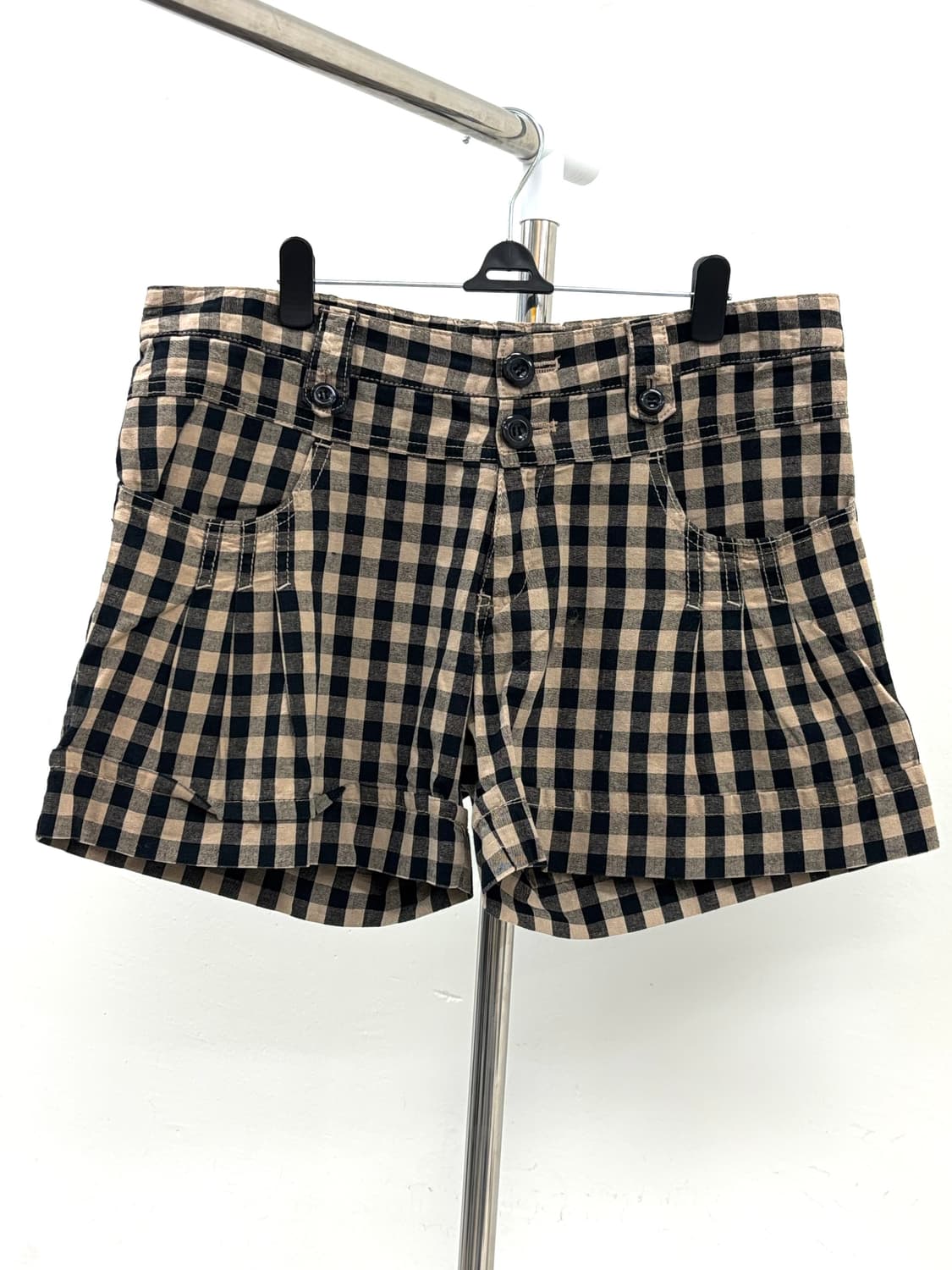 빈티지 브라운 숏팬츠 반바지 상품이미지5