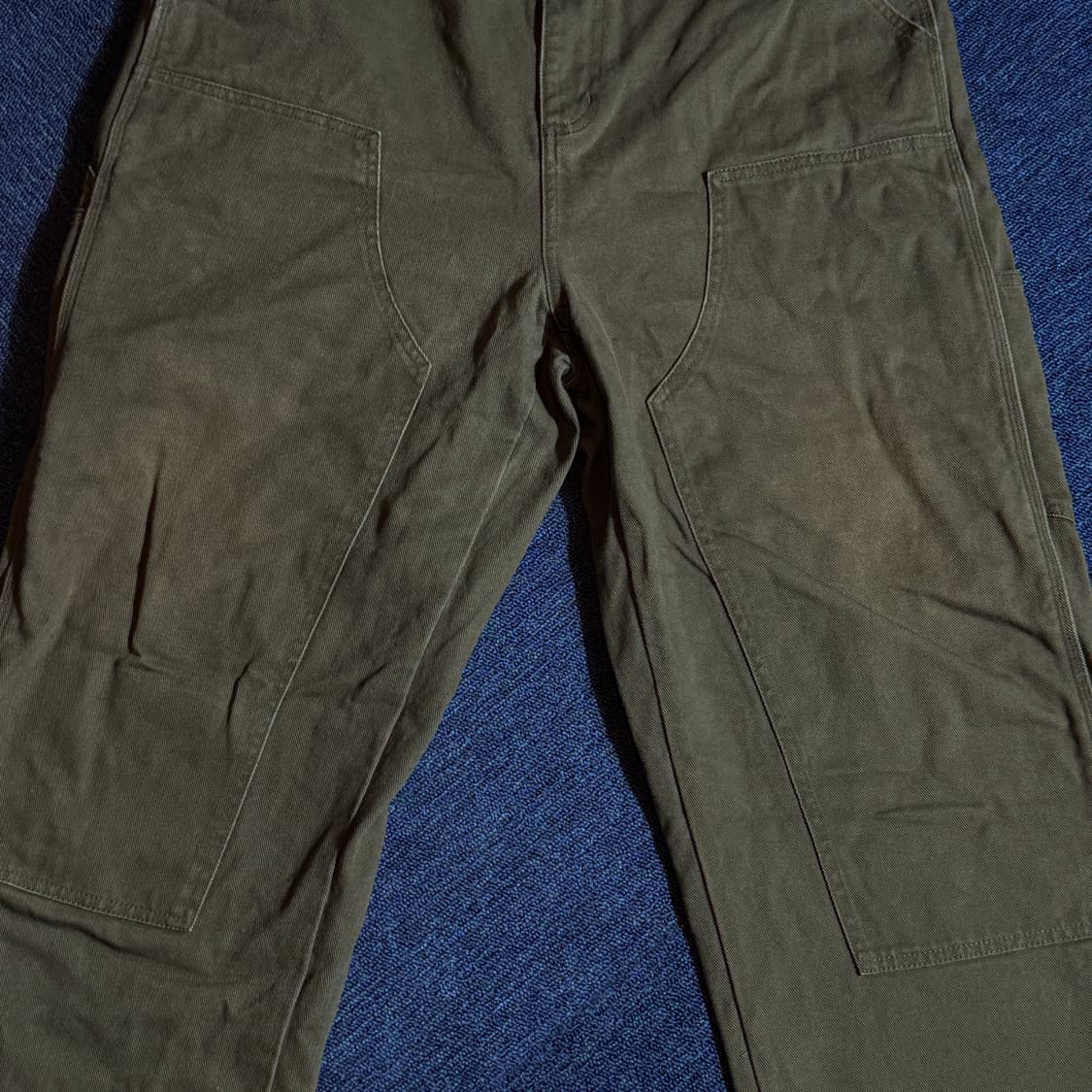 빈티지 카키 코튼팬츠  상품이미지3
