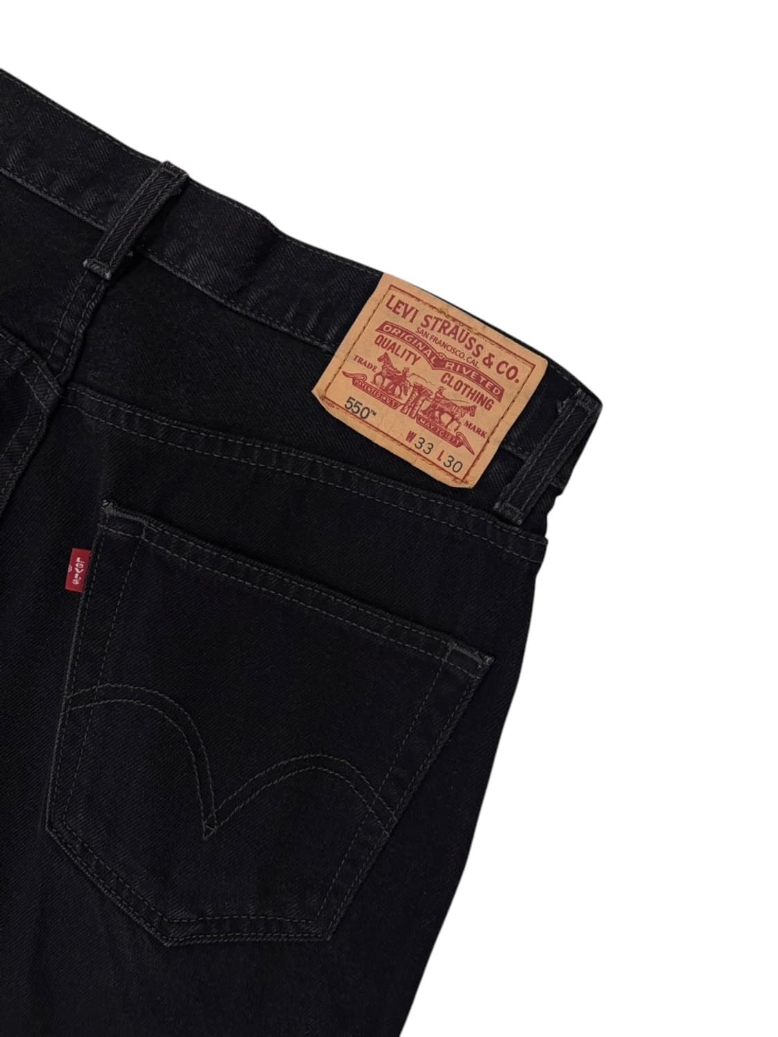 00s 리바이스 550 블랙 데님 팬츠 (33)  상품이미지6