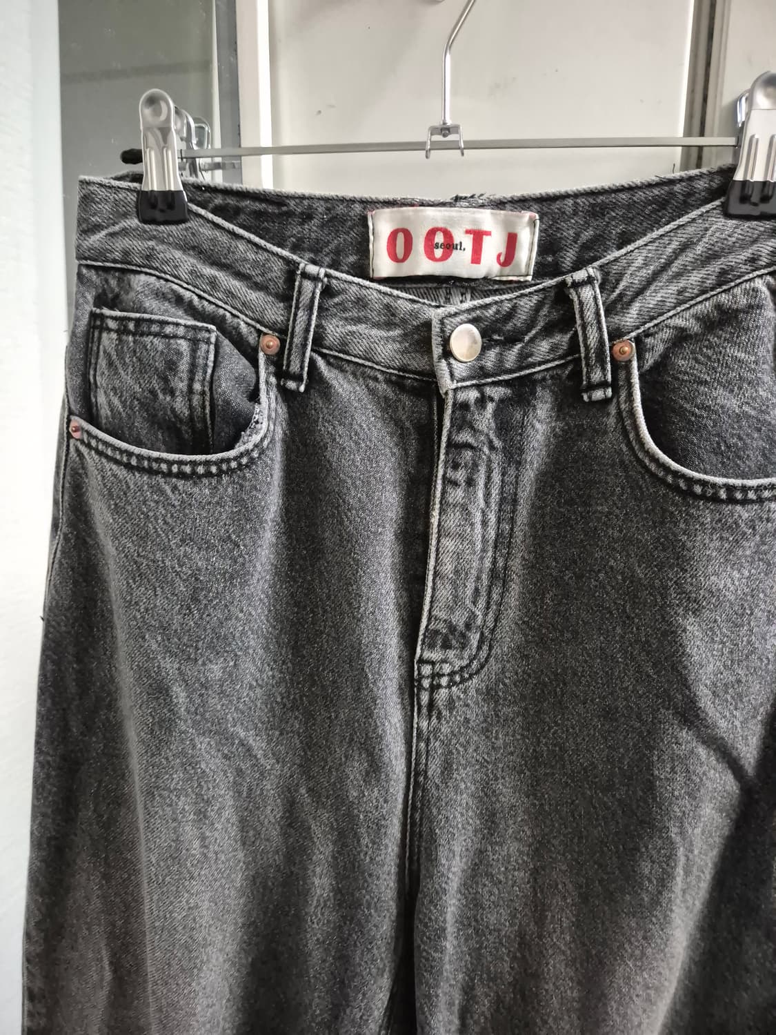 OOTJ 흑청 데님 청바 상품이미지2