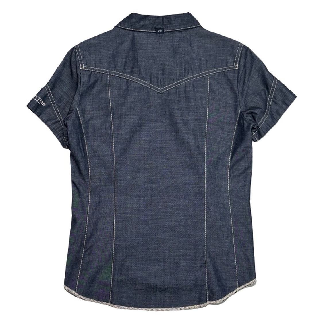 VIMSOUTFIT 컷오프 데님 셔츠 S 상품이미지10