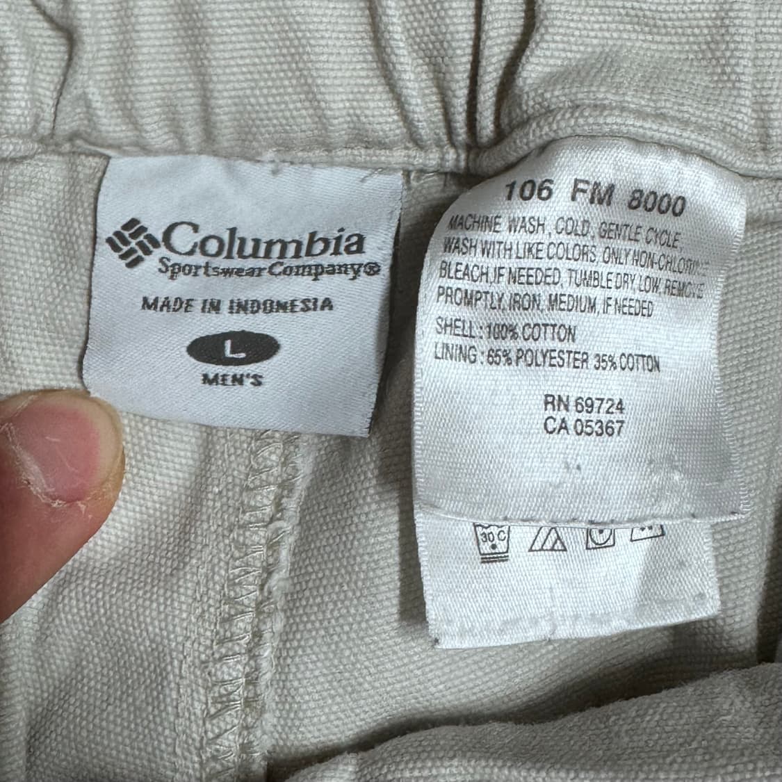 00‘s 컬럼비아 PFG 코튼 쇼츠 상품이미지4