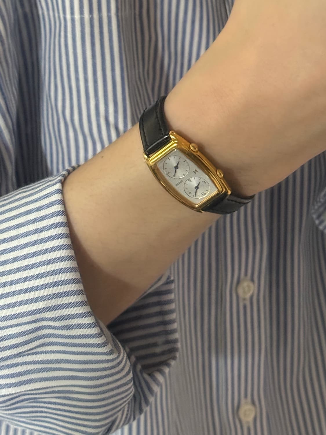 SEIKO 빈티지 Dual time여성 쿼츠 시계 상품이미지5