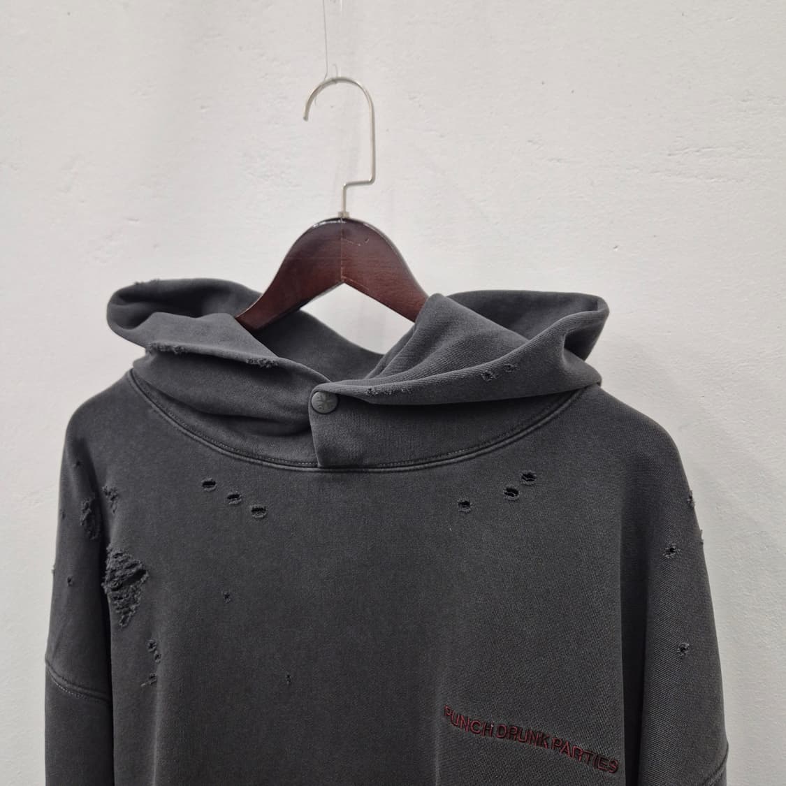 펀치드렁크파티 다모임 가먼트 다이드 후드 3사이즈 상품이미지2