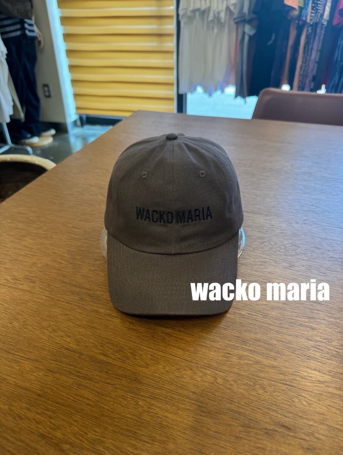 [OS] 와코마리아 6패널 볼캡 브라운 상품이미지1