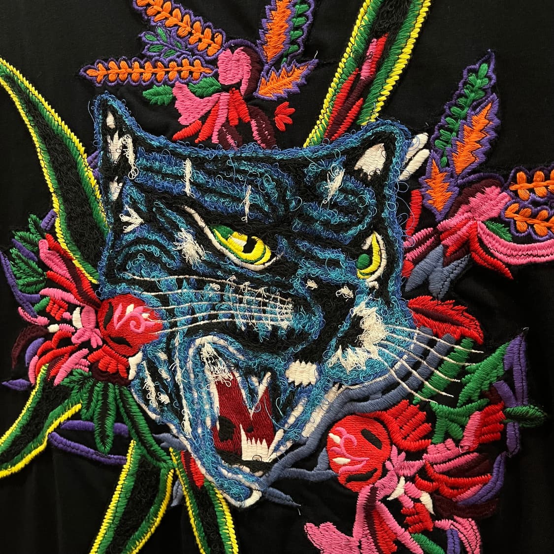 디젤 타이거 자수 반팔 티셔츠 상품이미지2