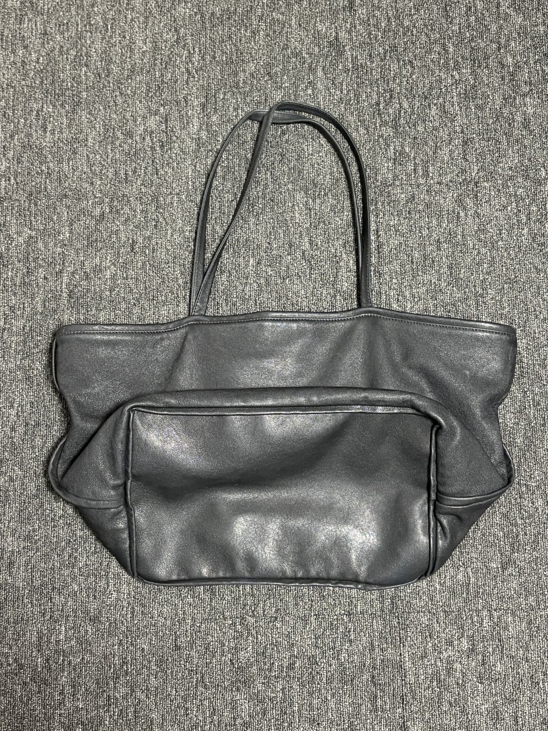 파사드패턴 브리즈 워싱 쇼퍼 레더 백 상품이미지4