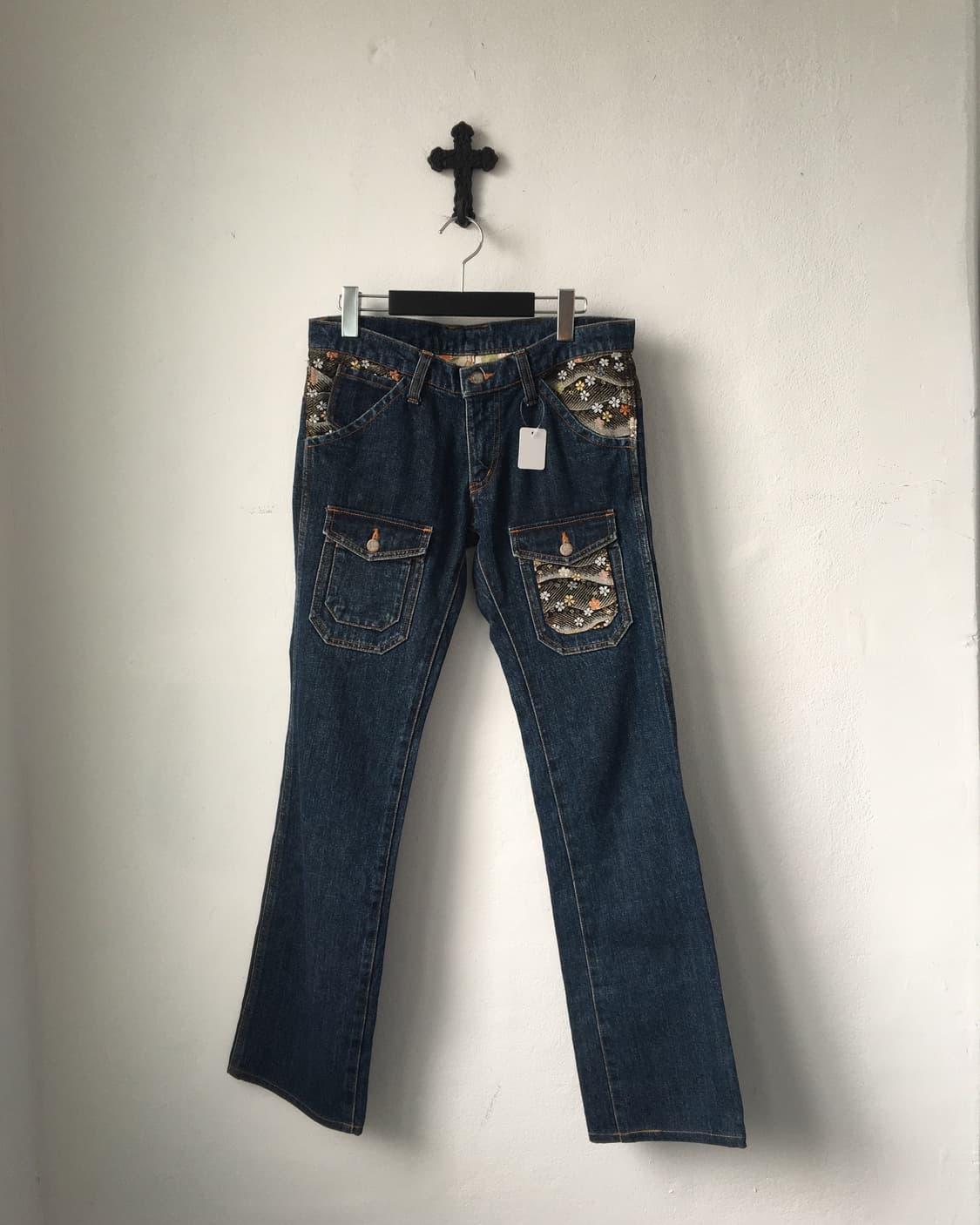 Oriental mood pocket denim pants 상품이미지3