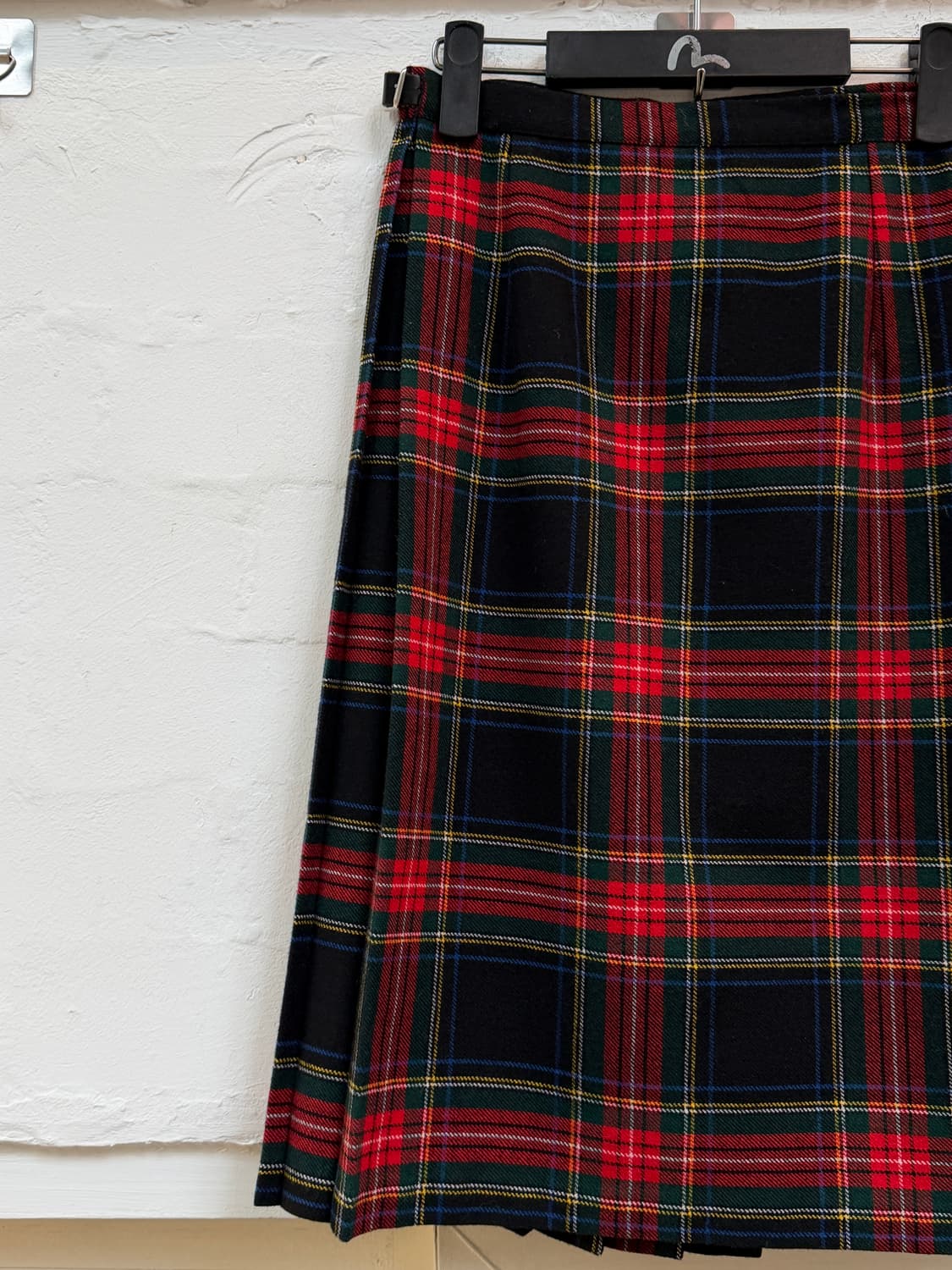 O NEIL OF DUBLIN 타탄 체크 킬트 플리츠 랩 스커트 36 상품이미지2