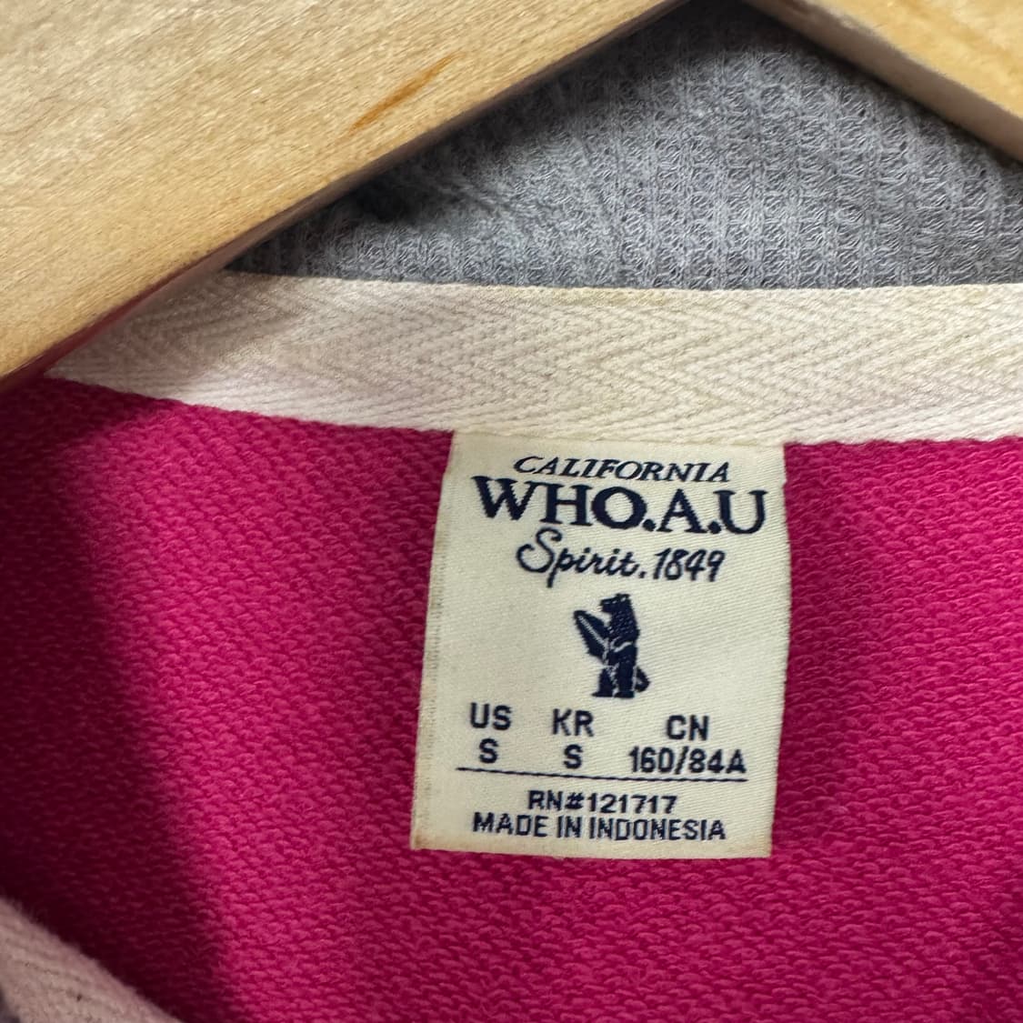 후아유 아치로고 후드집업 상품이미지3