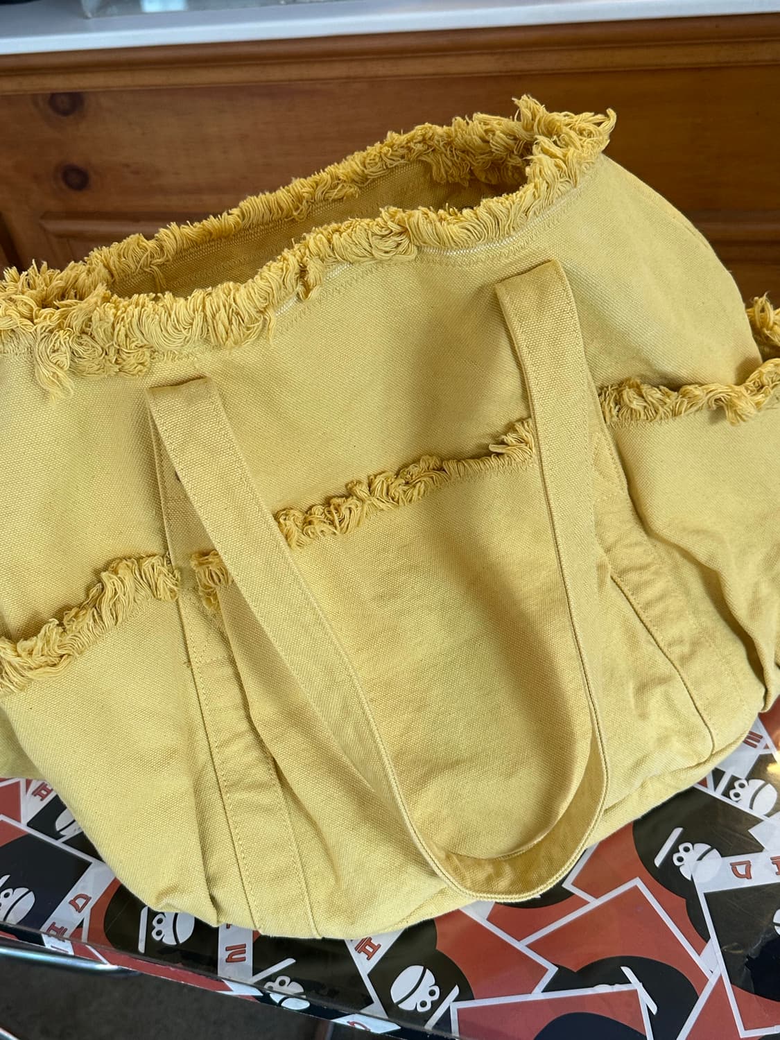 Kapital Fringe bag 캐피탈 프린지 옐로우 숄더백 상품이미지4