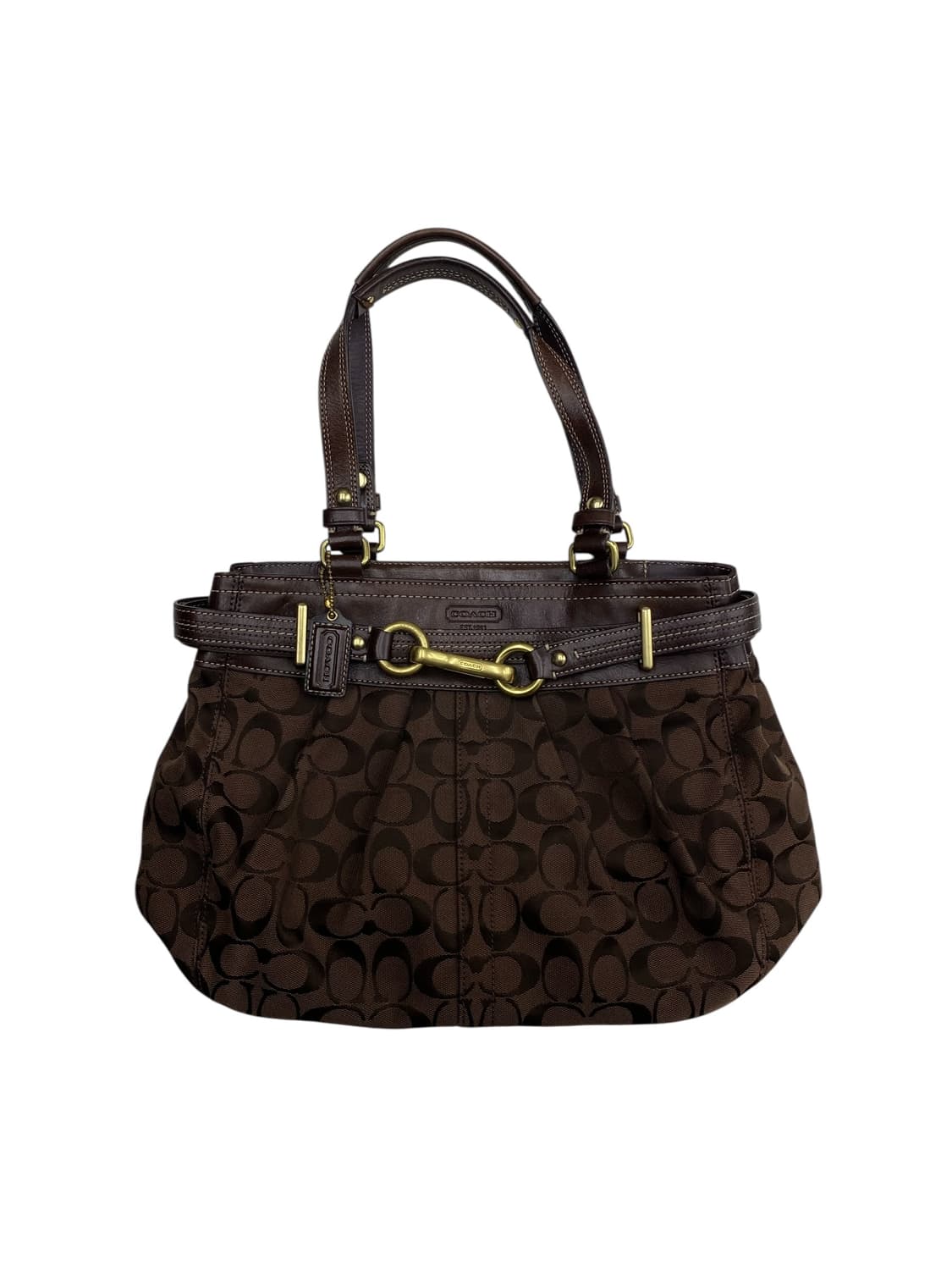 코치 y2k 초코브라운 숄더백 상품이미지1