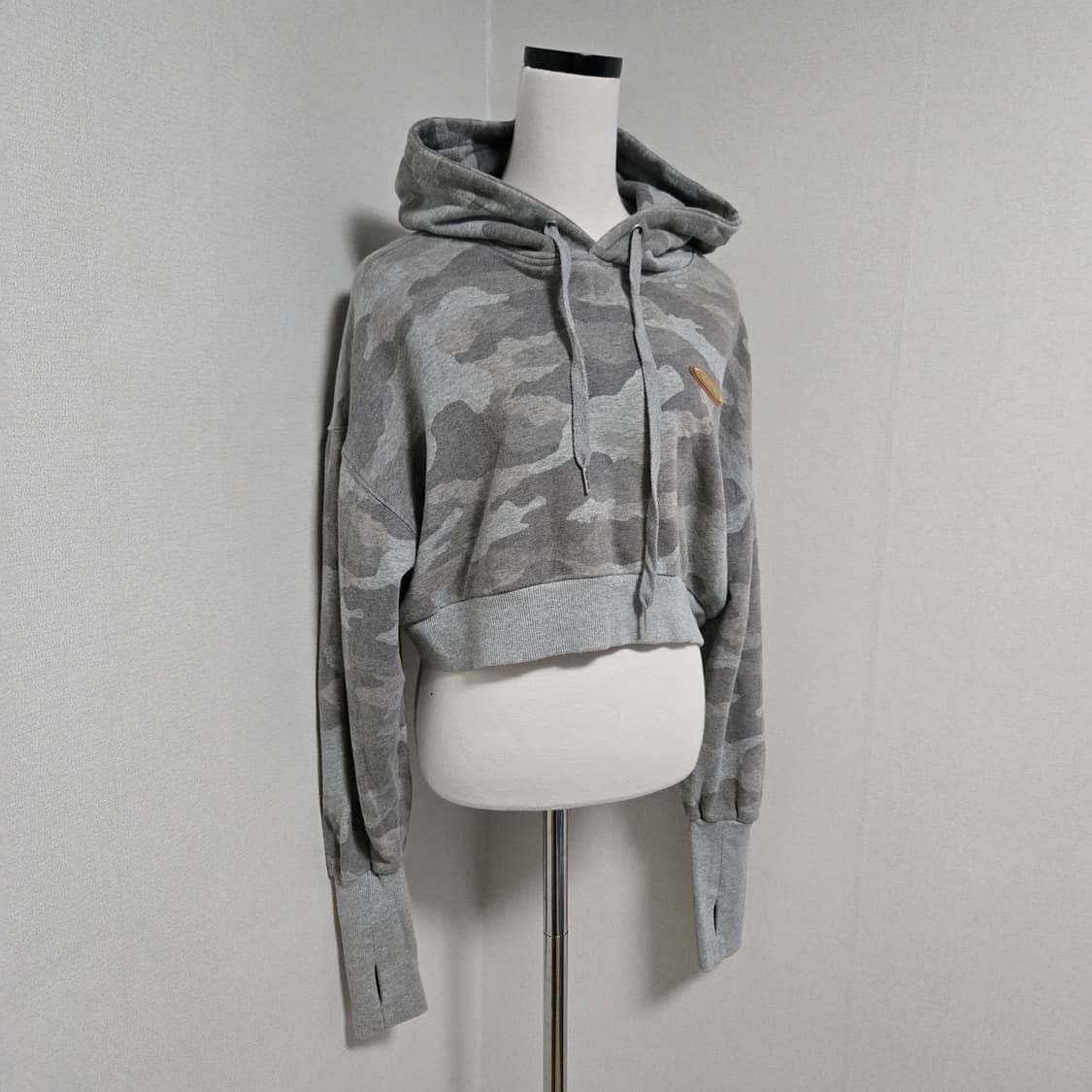 스컬프터 카모 크롭 후드티/ 여성 후드티/ 여자 후드티  상품이미지9