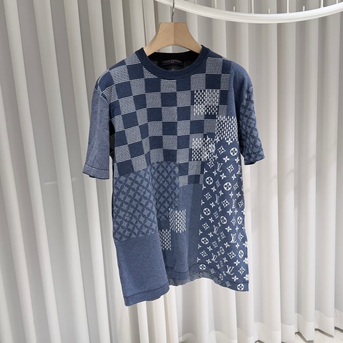 (A+/XL) / 루이비통 쇼트 슬리브드 니티드 크루넥 반팔 셔츠 상품이미지3