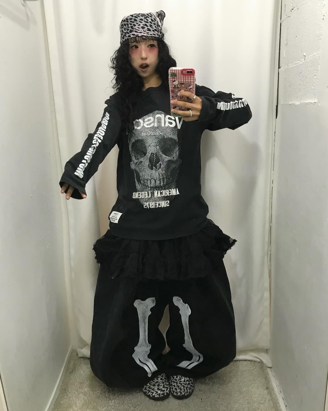Vanson Skull Embroidery Long Sleeves 상품이미지2