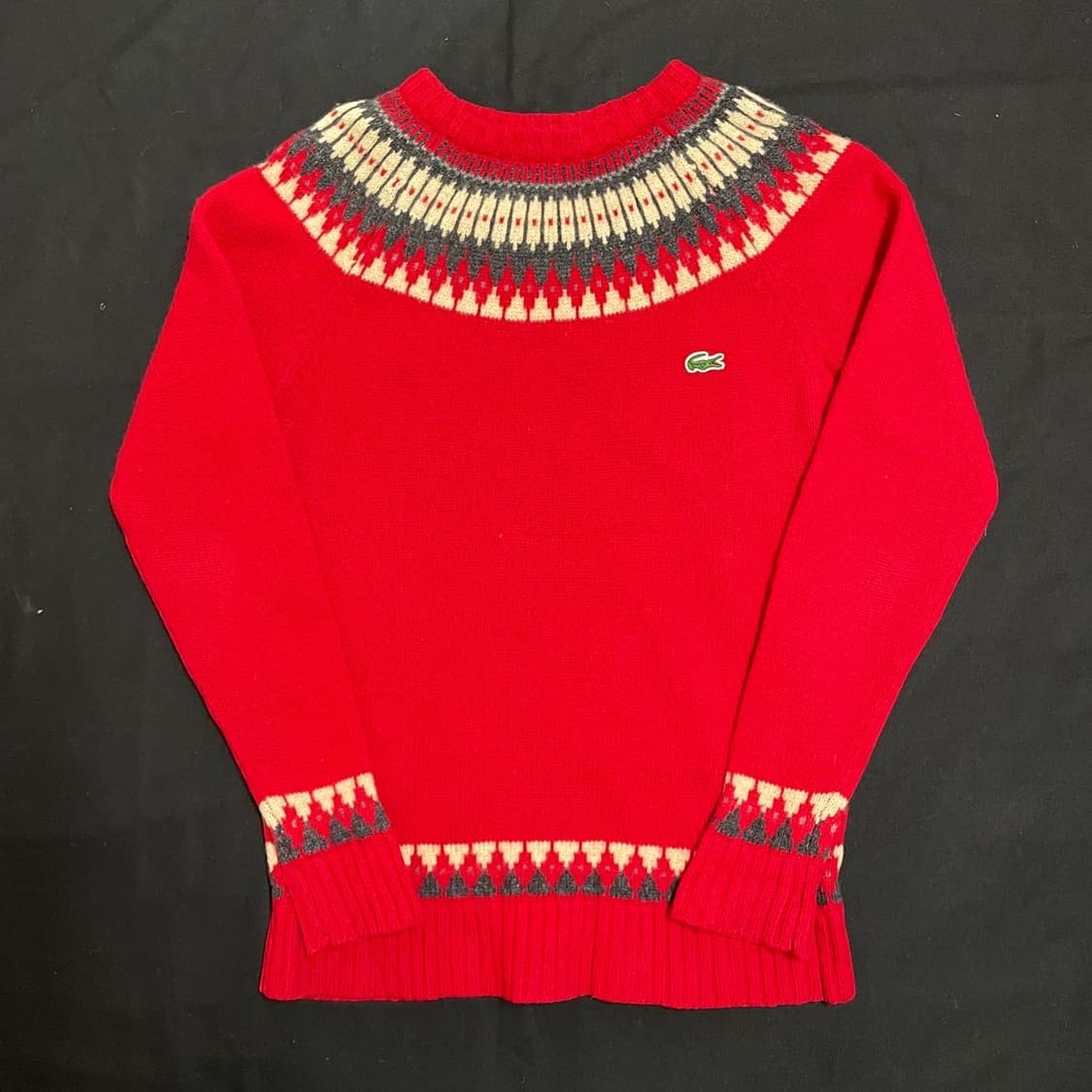 라코스테 패턴니트 m-L 상품이미지2