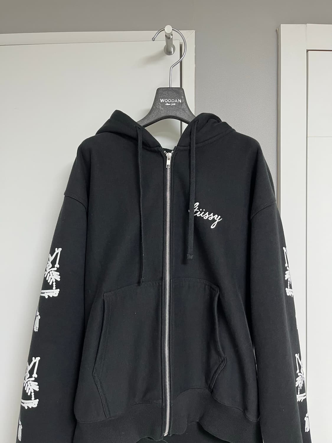 Old Stussy 스컬 후드집업 M 상품이미지1
