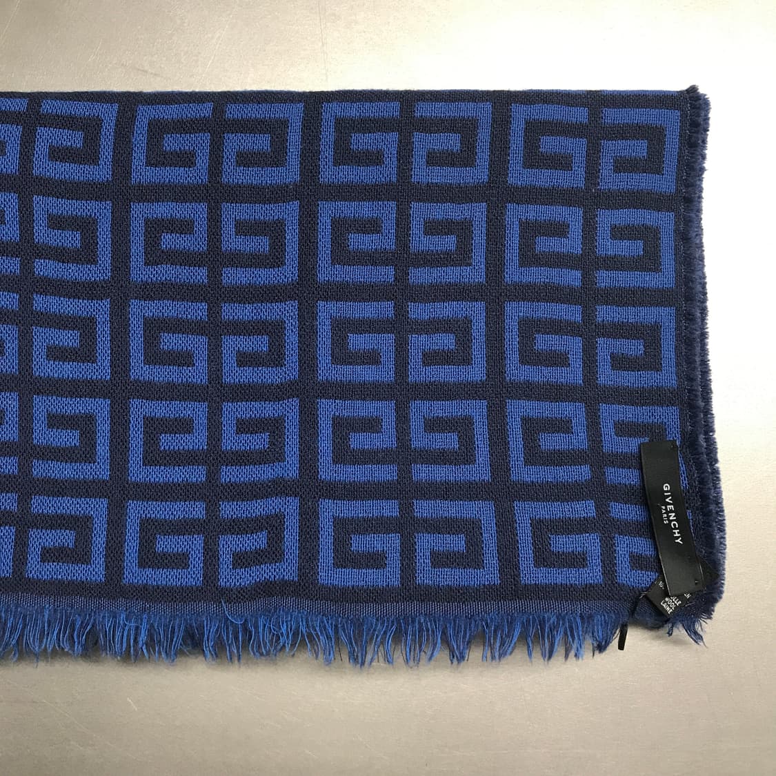 지방시 로고 머플러 블루 상품이미지3