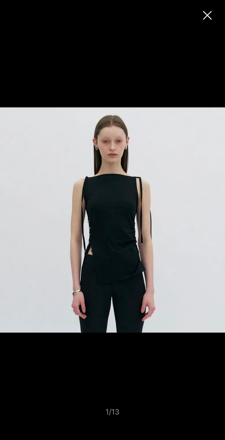 윤세 올리브 슬리브리스 탑 Yunse Sleeveles(블핑 지수 착용) 상품이미지1