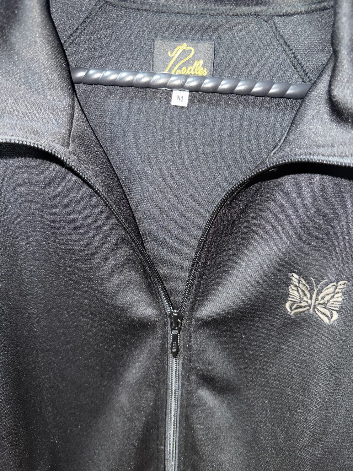 니들스 트랙 자켓 폴리 스무스 블랙 다크 브라운 상품이미지5