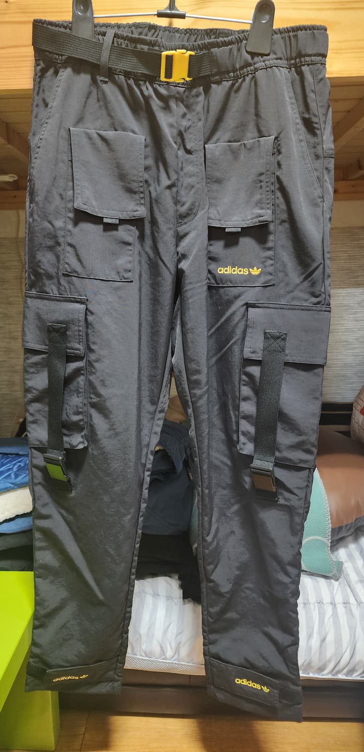 [S]아디다스 테크팬츠 블랙 GJ6719 조거팬츠 카고팬츠 상품이미지1
