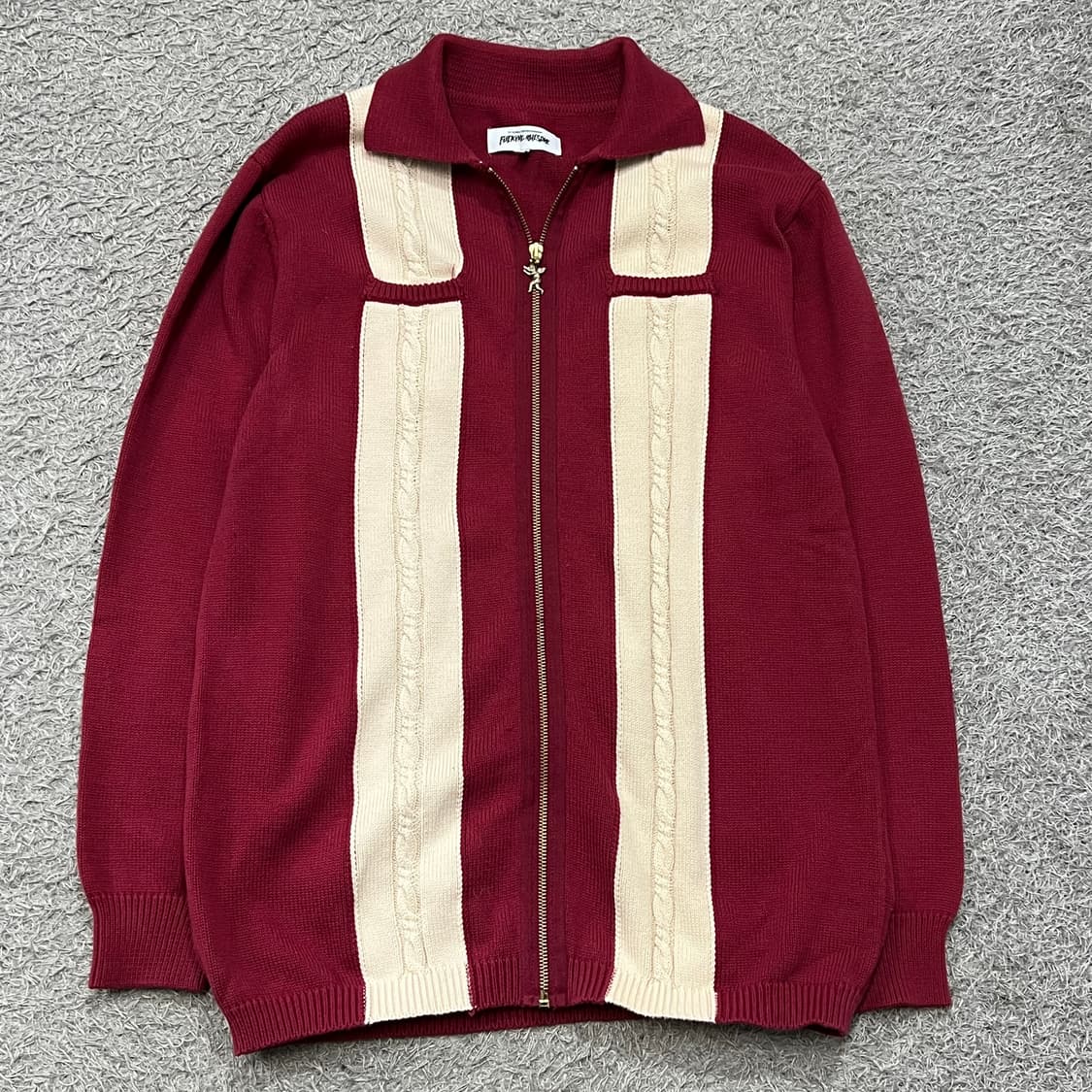 [100] fucking awesome 니트집업 상품이미지2