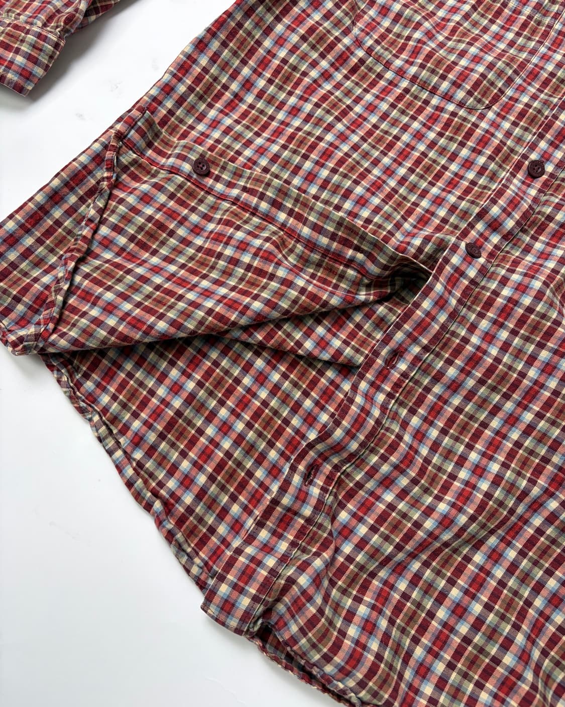 10s Patagonia Plaid Button Up Shirt  상품이미지7