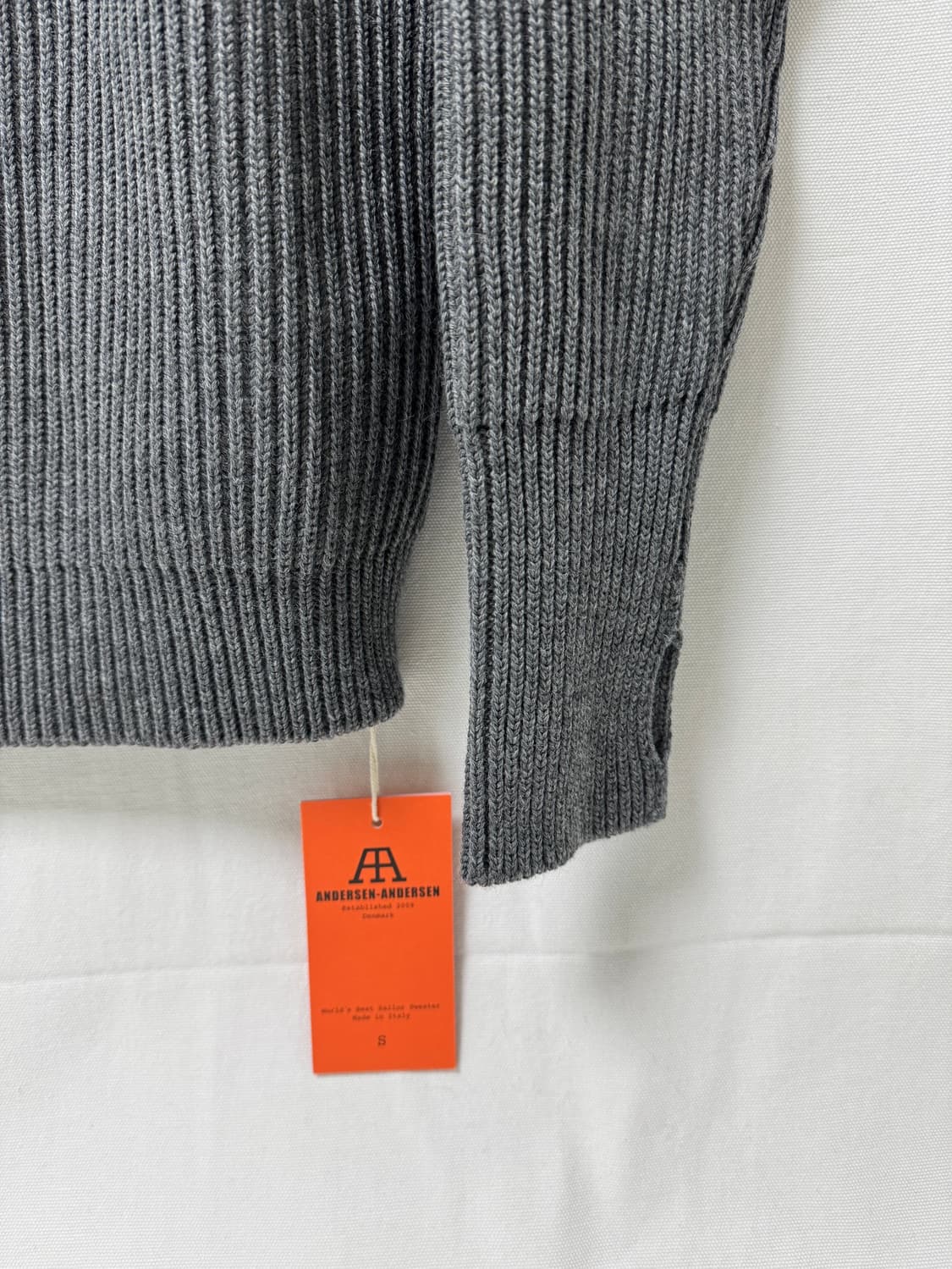 안데르센안데르센 네이비 터틀넥 니트 S 상품이미지4