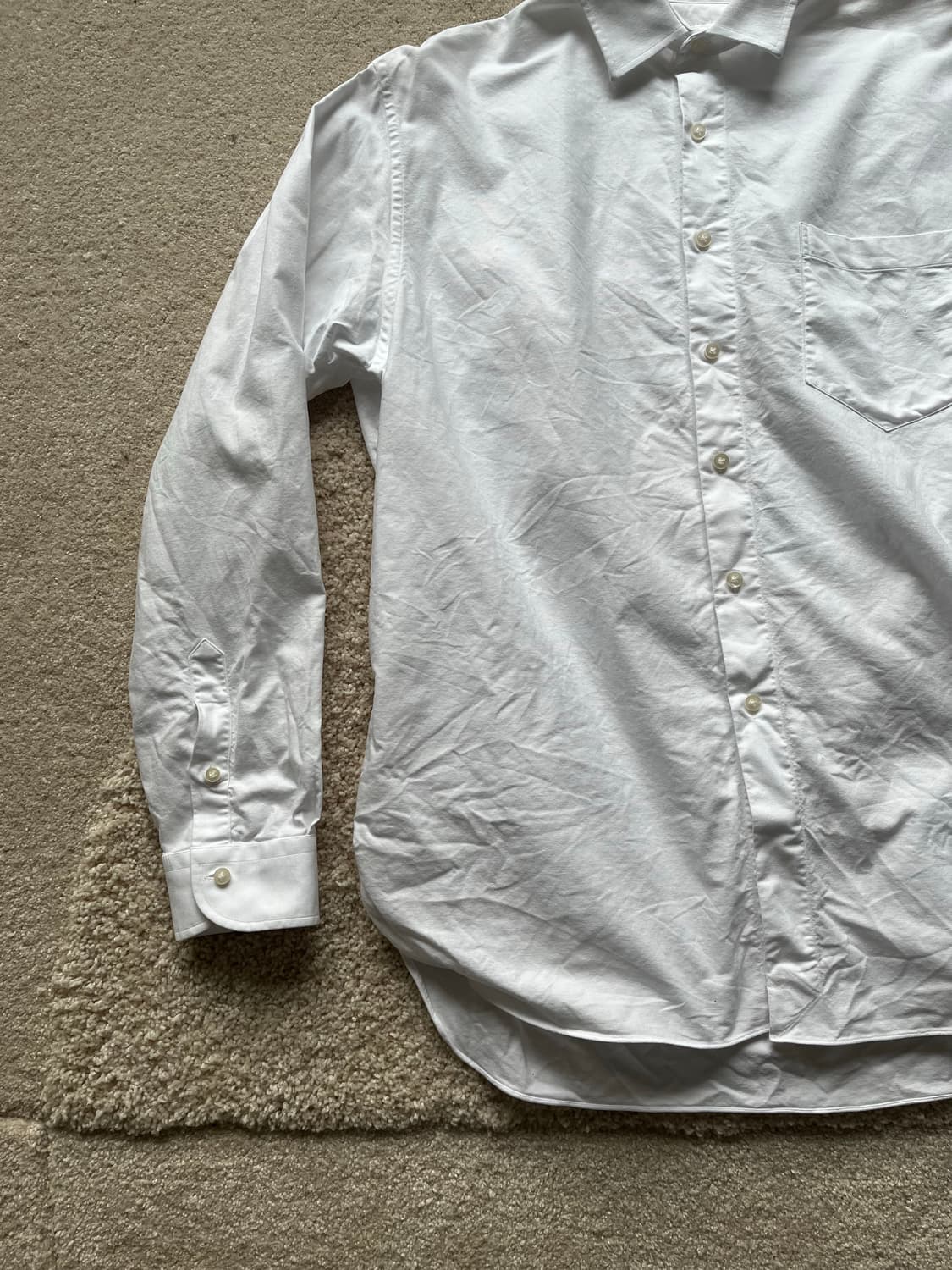 테스토리아 클래식 화이트 셔츠 (100-103) 상품이미지5