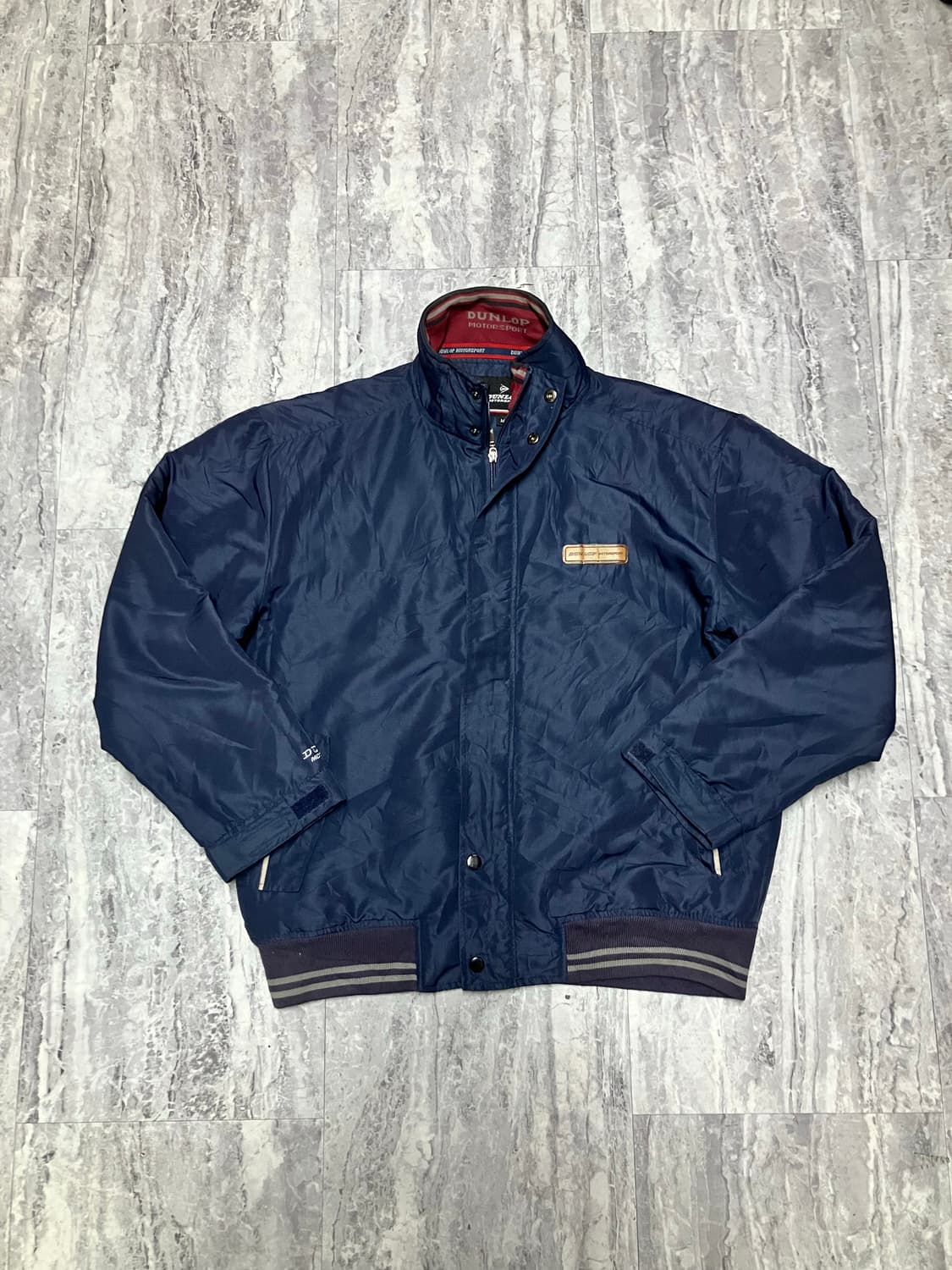 Dunlop 던롭 올드스쿨스트릿 넥로고 아방핏 봄버자켓 상품이미지1