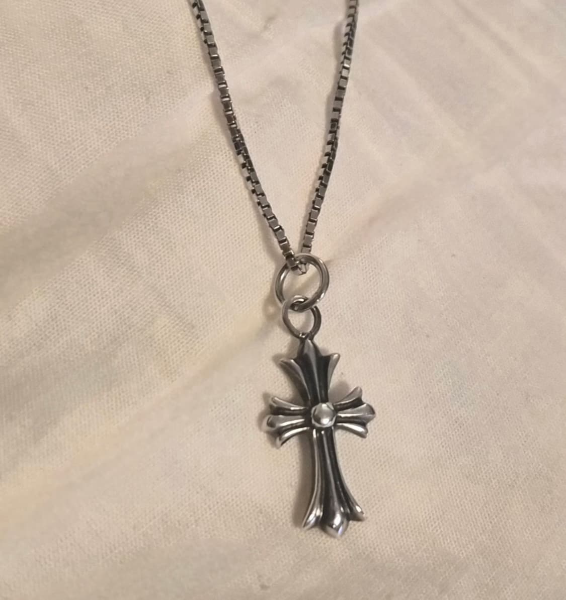 925  Silver   십자가 펜던트 목걸이 상품이미지1