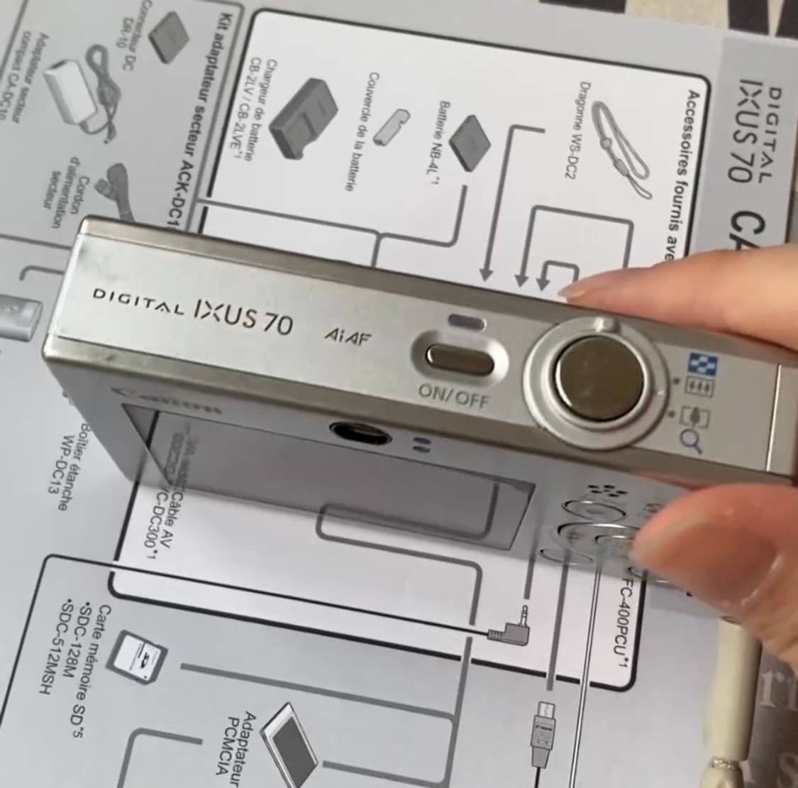 캐논 익서스 70 CANON IXUS 70 빈티지 디지털카메라 디카 상품이미지9