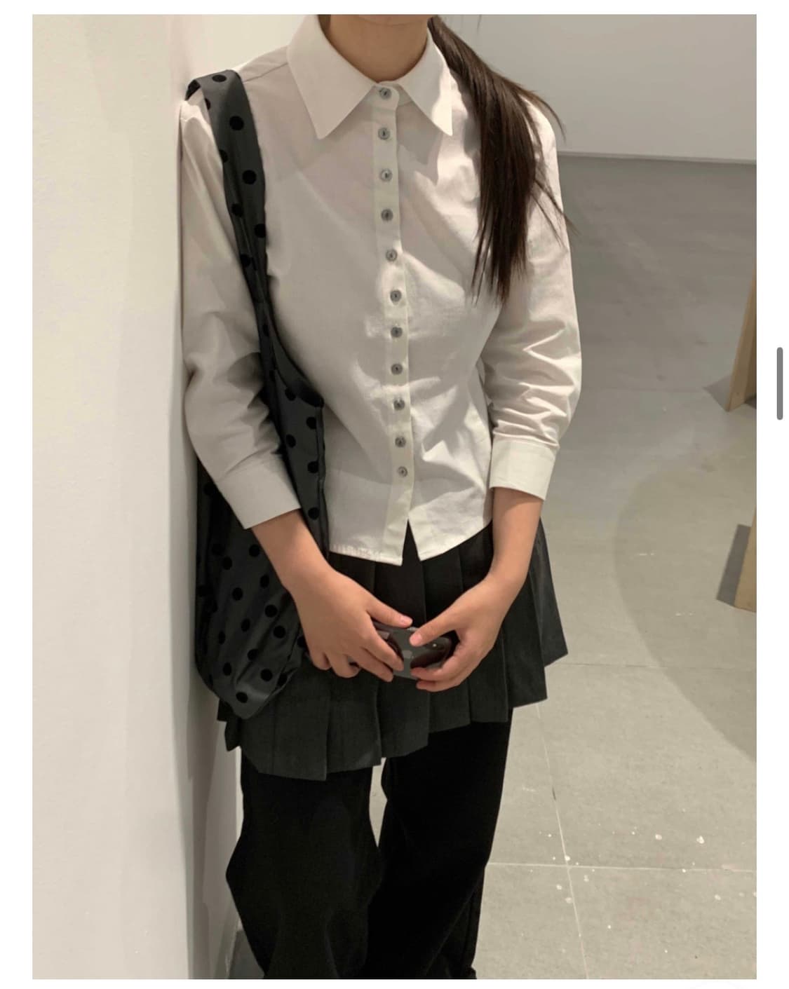 스트라이프 7부 셔츠 상품이미지2