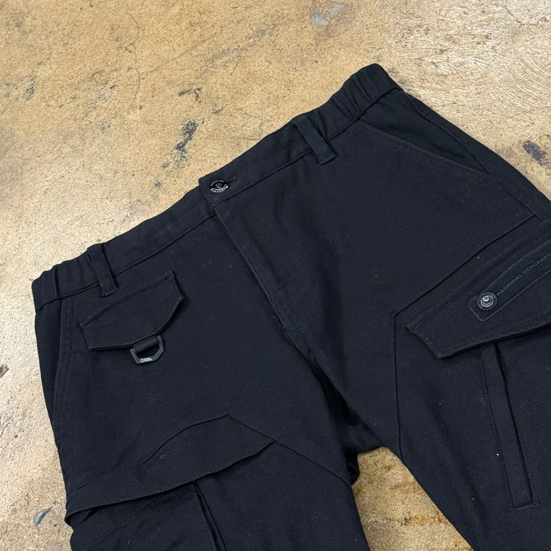 [정품] 내셔널지오그래픽 블랙 카고 바지 b16 상품이미지1