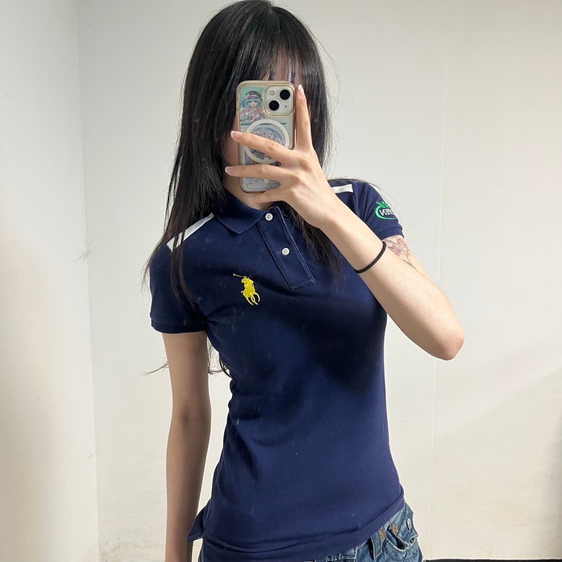 Polo Ralph Lauren Navy Big Pony Collar T 상품이미지5