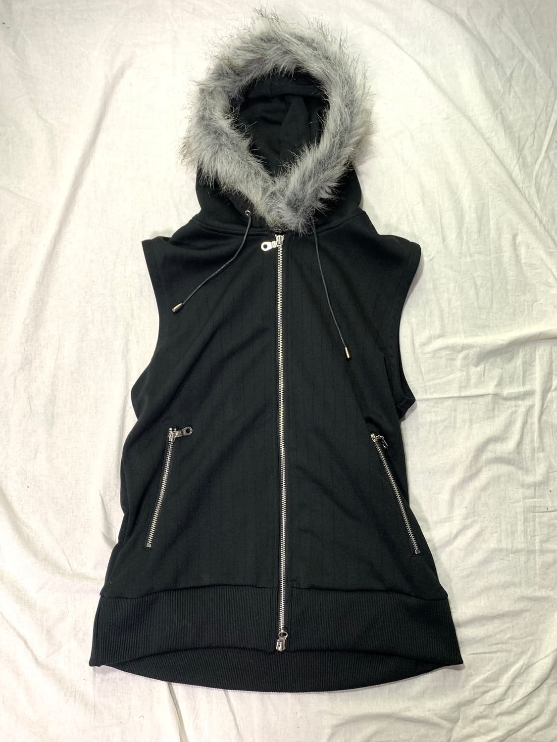 V-kei mood sleeveless hoodie   상품이미지1
