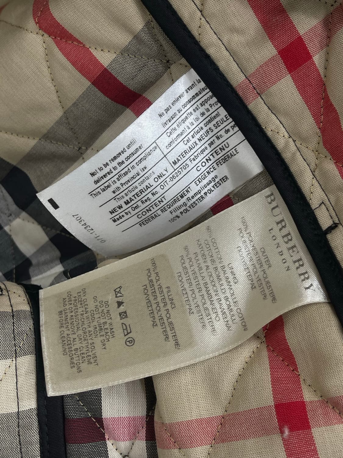 버버리 퀼팅 코트  상품이미지8