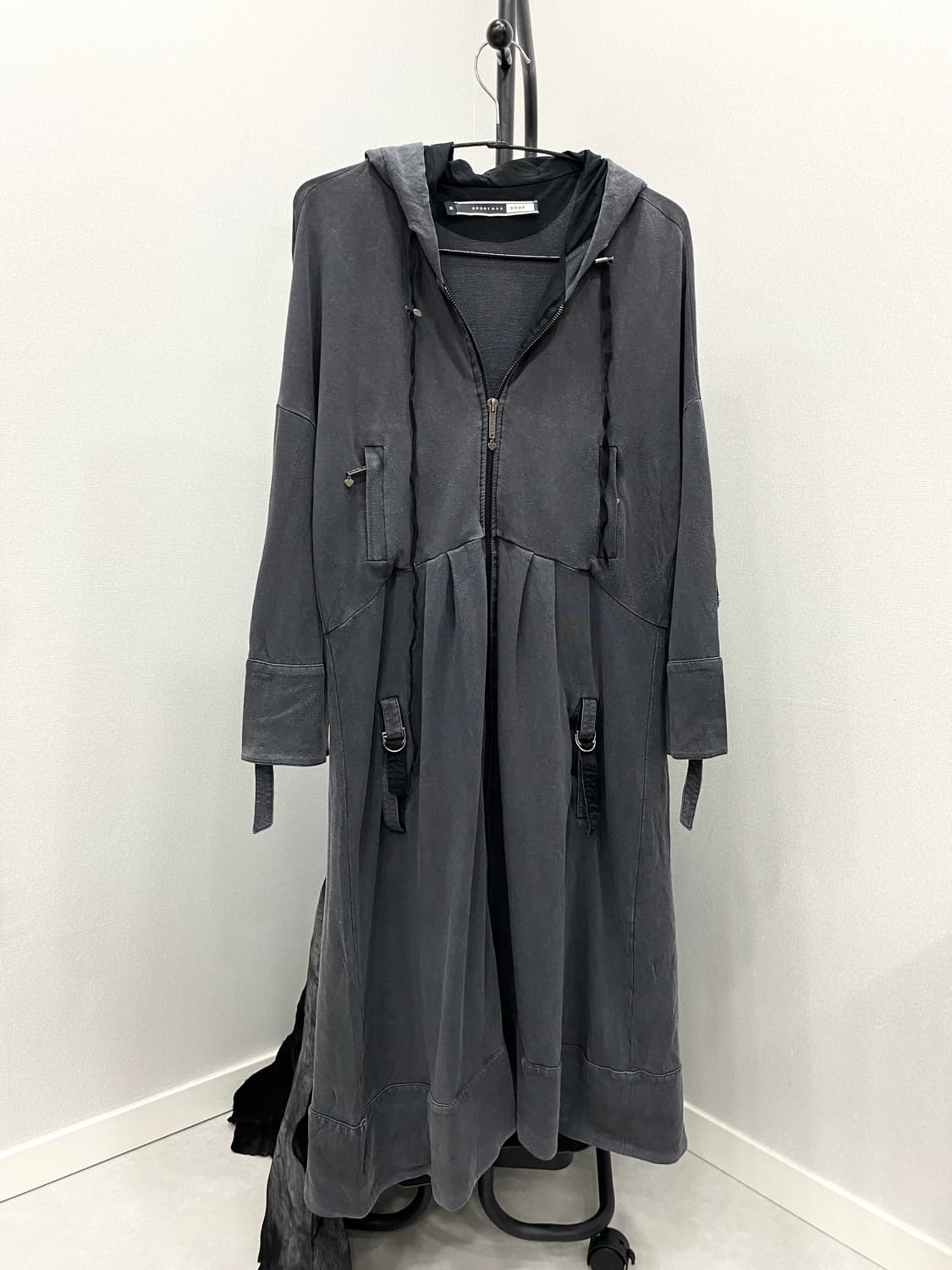 Hooded Long Dress Coat 상품이미지1