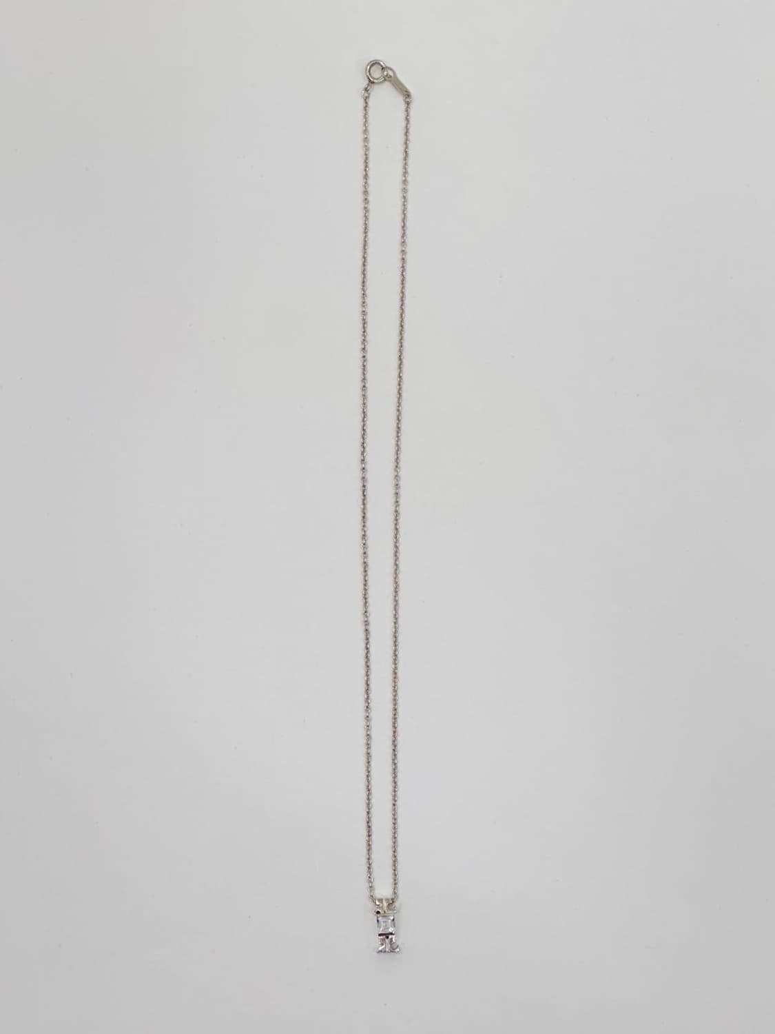 courreges / 꾸레쥬  큐빅로고 실버925 목걸이 상품이미지4