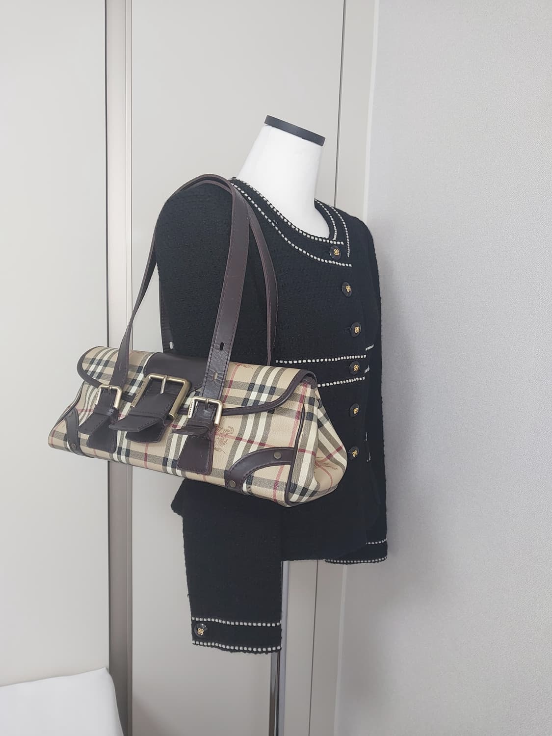 버버리 00's 바게트 숄더백 상품이미지2