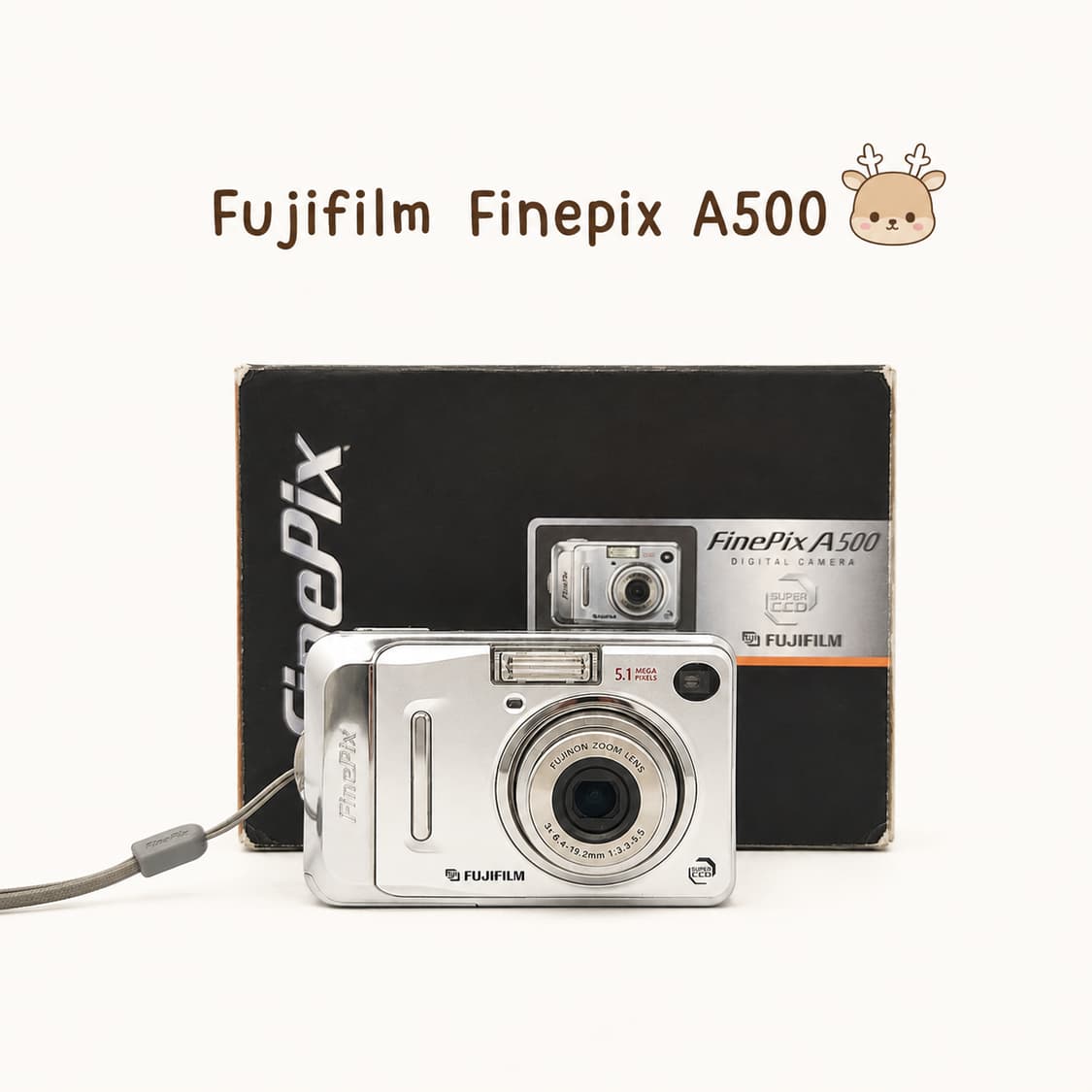 후지필름 파인픽스 A500 실버 ✨
맑고 담백한 후지 감성 빈티지 디카  상품이미지1
