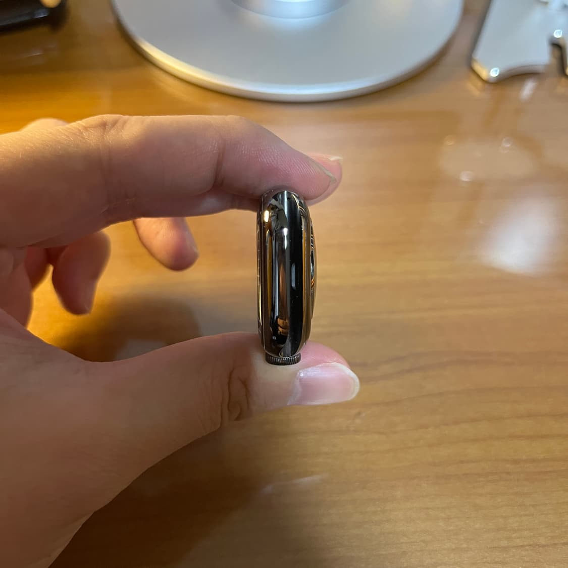 애플워치7 스테인리스 그래파이트 41mm + 로이드 가죽 스트랩 새상품 상품이미지8