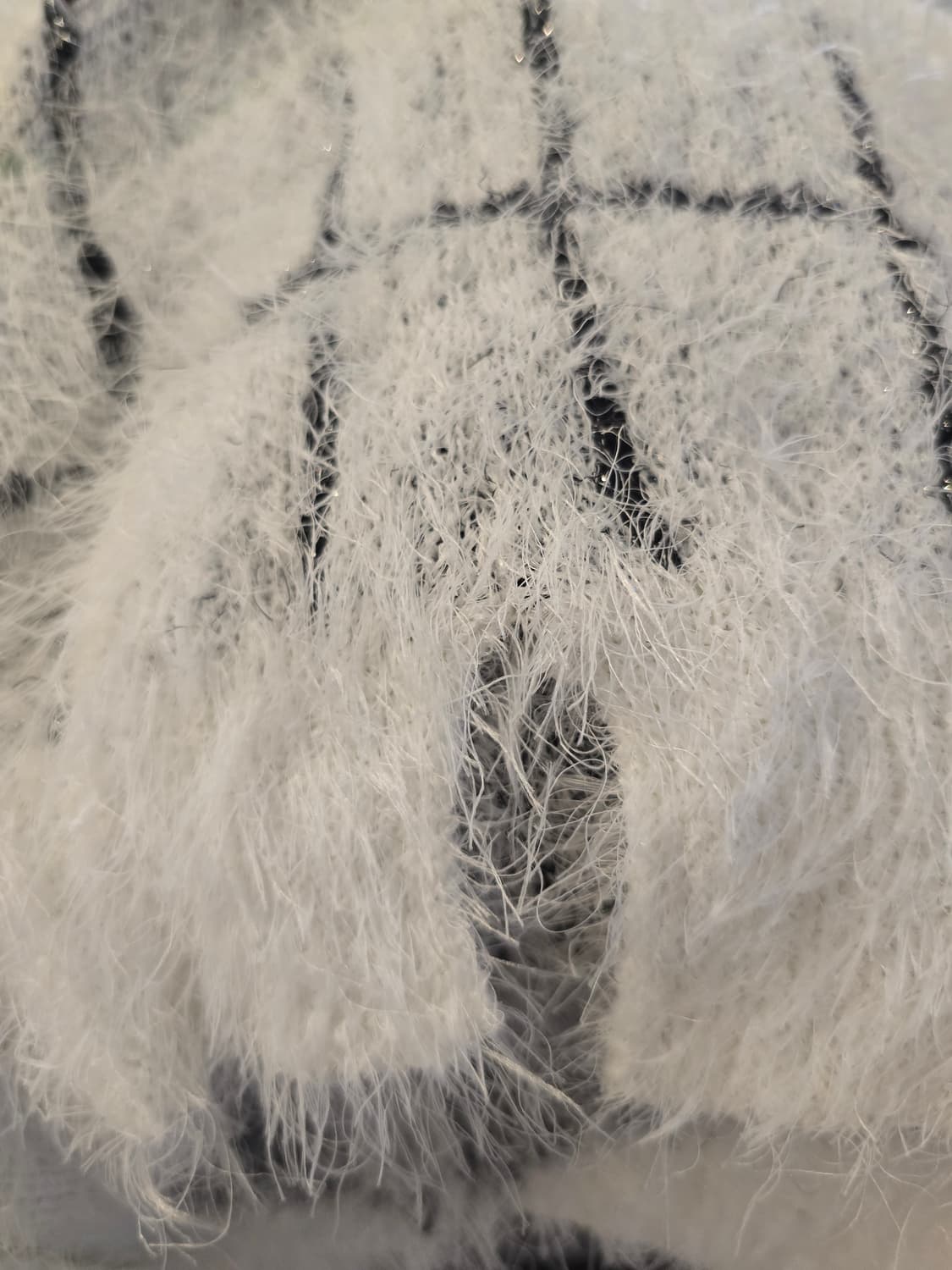 흰색 체크가디건 상품이미지7