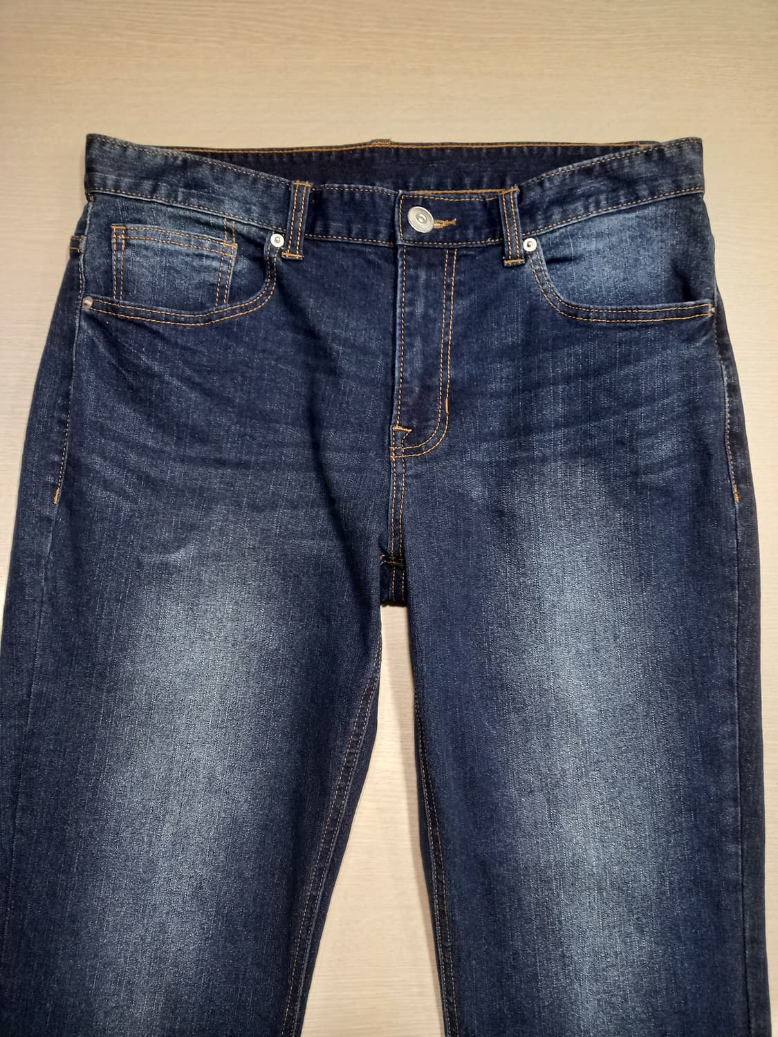 33 POLHAM 워싱 스판 테이퍼드핏 슬림일자진 33-448 상품이미지3