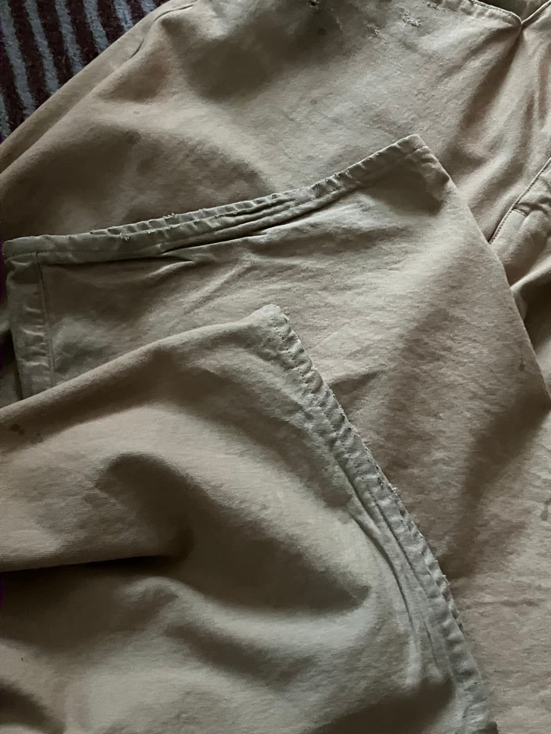 안셀름 / 데님 와이드 슬랙스 / 샌드 상품이미지3