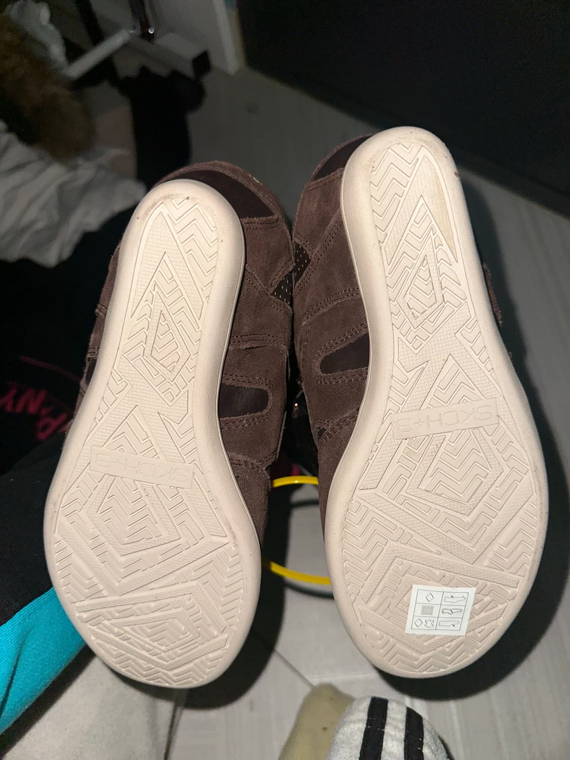 Skechers 웨지힐 브라운 스니커즈 상품이미지8