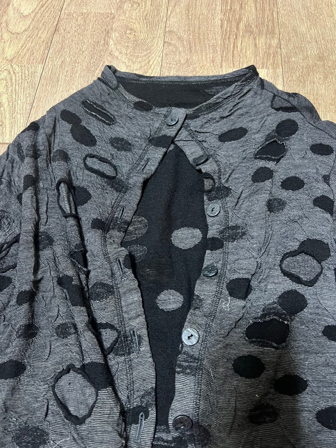 vintage dot cardigan 상품이미지4